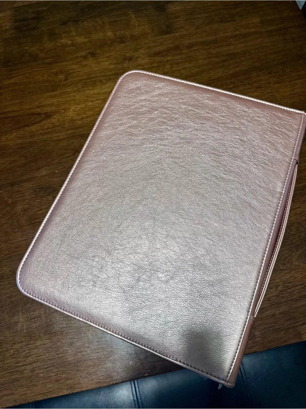 Rose Gold Pad Folio Binder - Unbranded